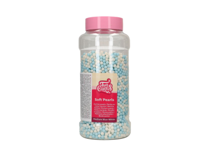 Soft Pearls – perly střední bílo-modré 500 g