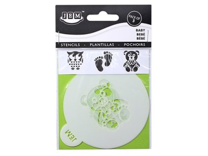 Stencil - baby set 3 ks