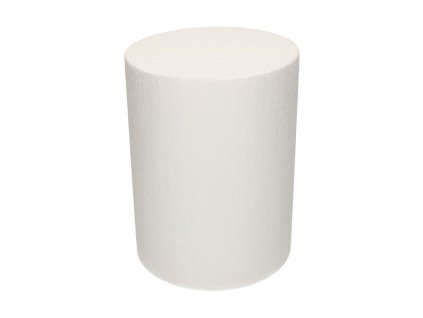 Polystyrenová maketa kruh ø 15 × 20 cm