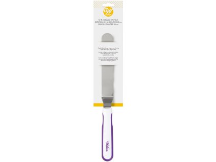 Roztírací paleta prohnutá 32,5 cm fialová-bílá