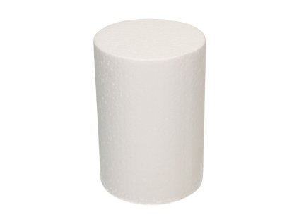 Polystyrenová maketa kruh ø 10 × 15 cm