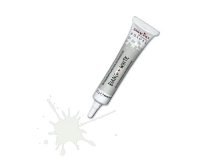 Gelová barva bílá WHITE 20 g; 01