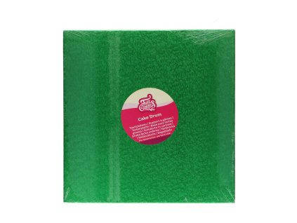 Dortová podložka zelená, čtverec 30,5 x 30,5 cm, výška 12 mm;01