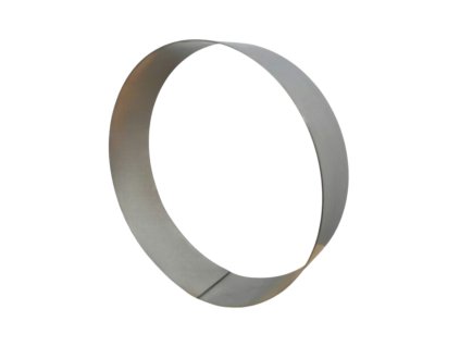 Dortový ráfek nerez – Kruh 23 cm 6 cm