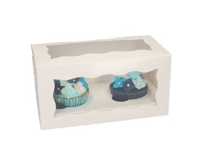 Krabice na 2 ks cupcakes / muffin
