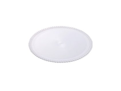 Dortový tác s krajkou - kruh 26 cm; T01