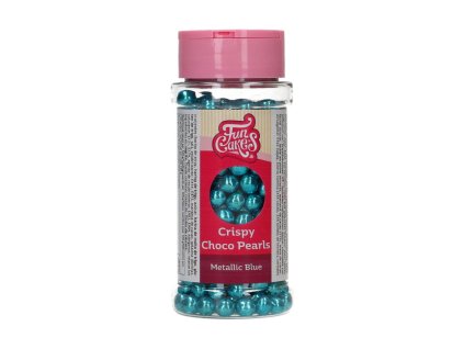 Candy Choco Pearls - metalické modré 60g