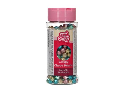 Crispy Choco Pearls - metalické barevné 60g