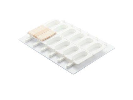 Silikonová forma na nanuky 78 ml + 50 dřívek