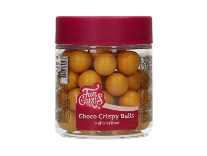 Choco Crispy Balls shiny ochre 130 g