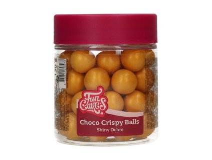 Choco Crispy Balls - shiny ochre 130g
