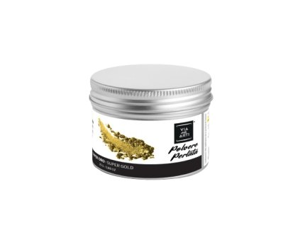 Prachová barva s leskem zlatá (super gold) 25 g