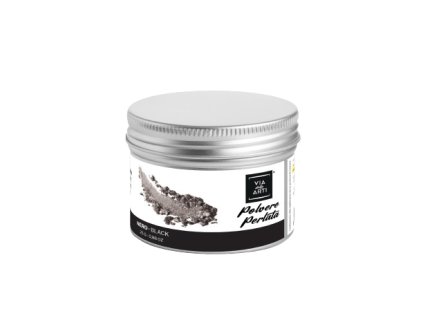 Prachová barva s leskem černá (black) 25 g