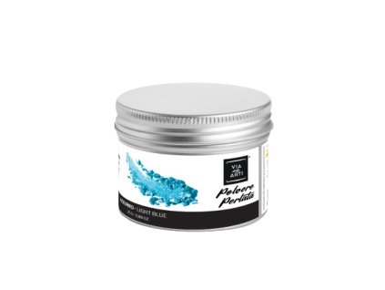 Prachová barva s leskem světle modrá (light blue) 25 g