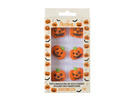 Decora – cukrové ozdoby dýně – 6 ks
