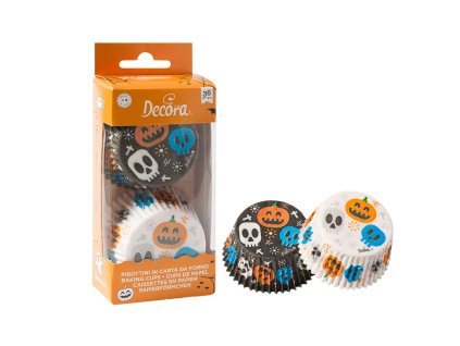 Košíčky Decora halloween lebky - 36 ks