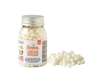 Kuličky - velké bílé 100 g Decora