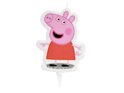 Dortová svíčka – Prasátko Peppa