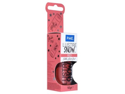Lustre snow - perleťový lesk červený 10 g; T01