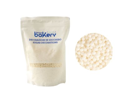 Bílé cukrové perly střední 1 kg
