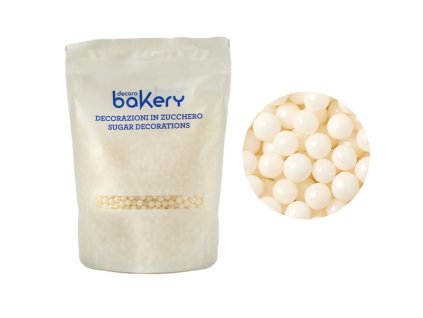 Bílé cukrové perly maxi 1 kg