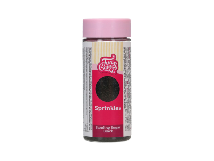 Sprinkles - sypání černý pískový cukr 80 g