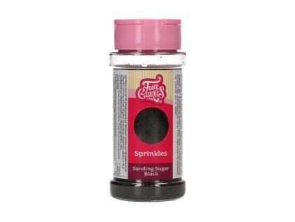 Sprinkles - sypání černý pískový cukr 80g