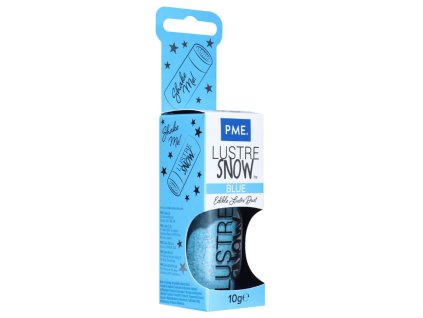 Lustre snow - perleťový lesk modrý 10 g; T01