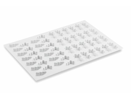Vykrajovátko na celý plech - Vánoční stromek 8 cm + padající hvězda 6,6 cm; T01