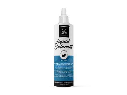 Barva do čokolády tekutá světle modrá (light blue) 240 g; T01