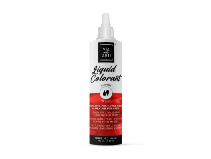 Barva do čokolády tekutá červená (red) 240 g; T01