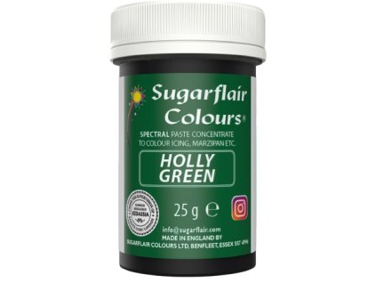 Holly Green - Gelová barva Sugarflair