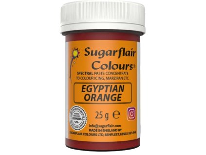 Egyptian Orange - Gelová barva Sugarflair