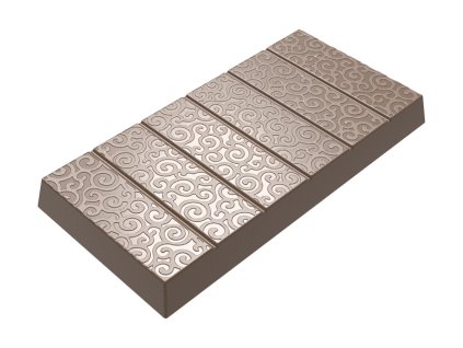 Forma na čokoládu - Tabulka "Dubaj" 210 g; 02