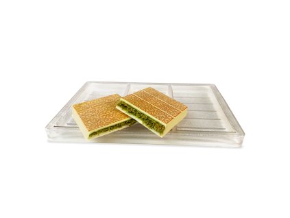 Forma na čokoládu - Tabulka "Dubaj" 210 g; 01