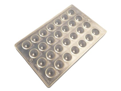 Forma na čokoládu - Polokoule; 01
