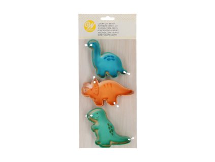 Sada vykrajovátek - dinosauři 3 ks Wilton