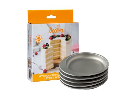 Sada nízkých dortových forem 15 cm Decora; 01