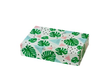 Krabice 23,5 x 16 x 5 cm monstera Decora; 01