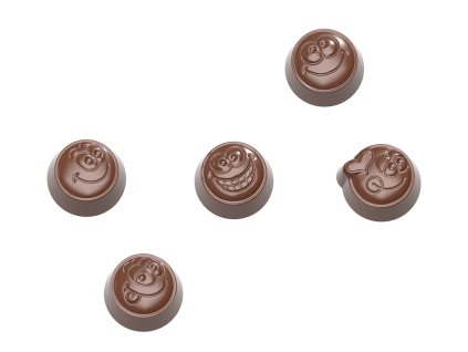 Forma na pralinky - smajlík; 03