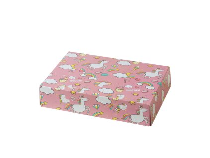 Krabice 23,5 × 16 × 5 cm jednorožci 2 Decora; 01