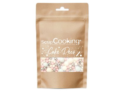 Cukrové zdobení pastelové kuličky 55 g; 01