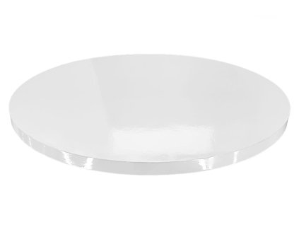 Dortová podložka bílá O 30 cm, výška 12 mm; 01