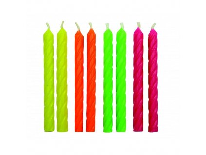 Svíčky PME - Neon 24 ks