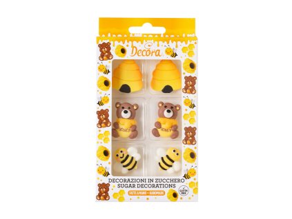 Decora - cukrové ozdoby med - 6 ks_01