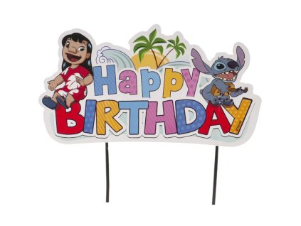 Zápich na dort Stitch 17,5 cm (1)