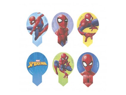 Jedlé obrázky na cupcakes Spider Man 20 ks (1)