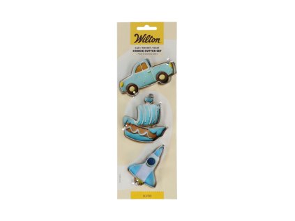 Sada vykrajovátek auto, raketa, loď Wilton (2)