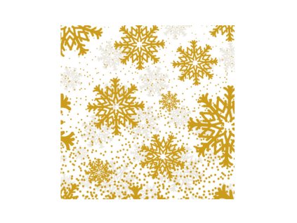 Vánoční krabička na cukroví 17,5×17,5×8,5 cm vločky (2)