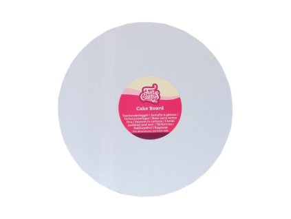Dortová podložka bílá O 40 cm, výška 3 mm